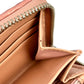 COACH Madison gathered leather zip around wallet