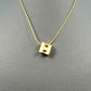 Hermès H Cube Necklace White