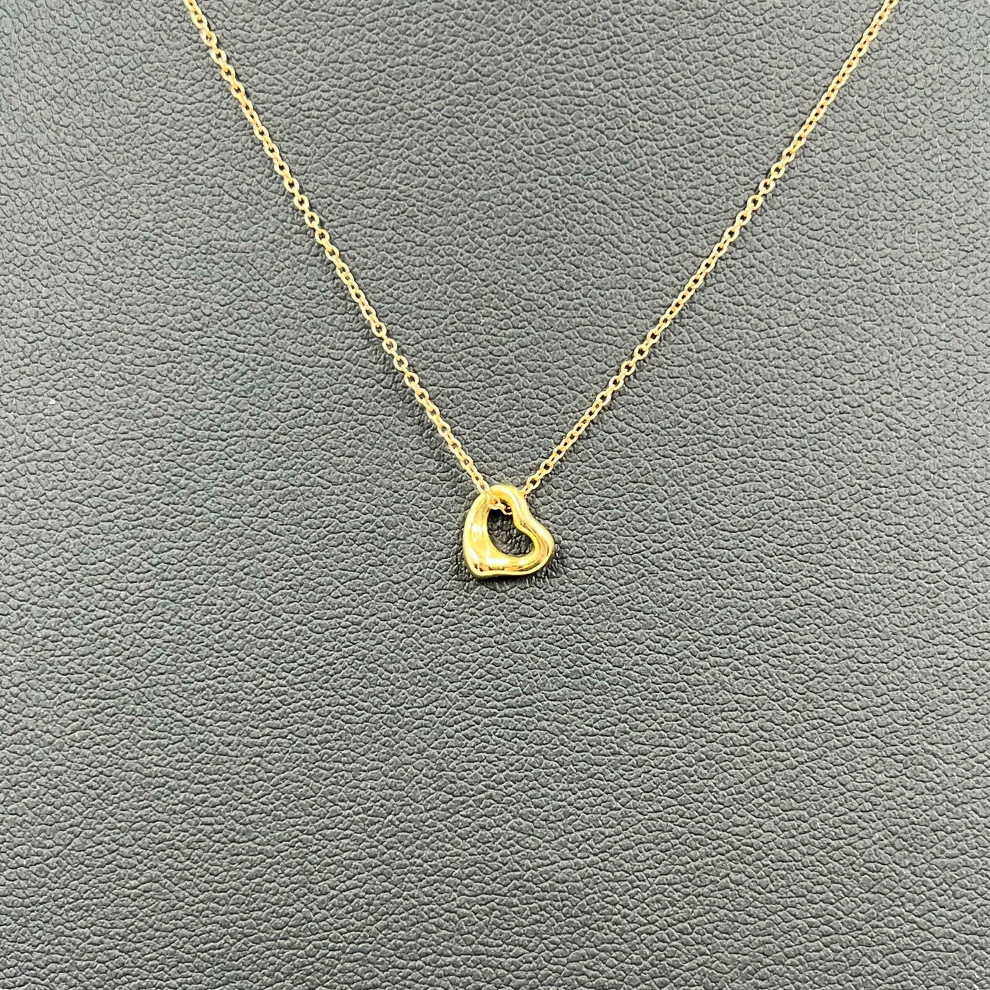 Tiffany Open Heart Pendant Necklace