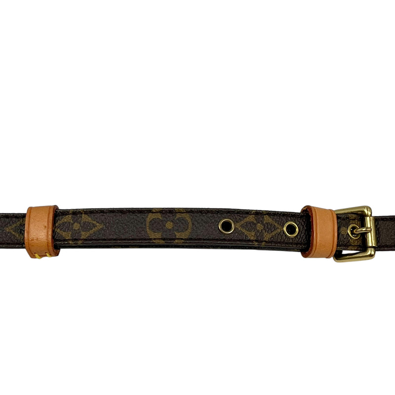 Louis Vuitton Monogram Canvas Leather Strap 101-118 cm