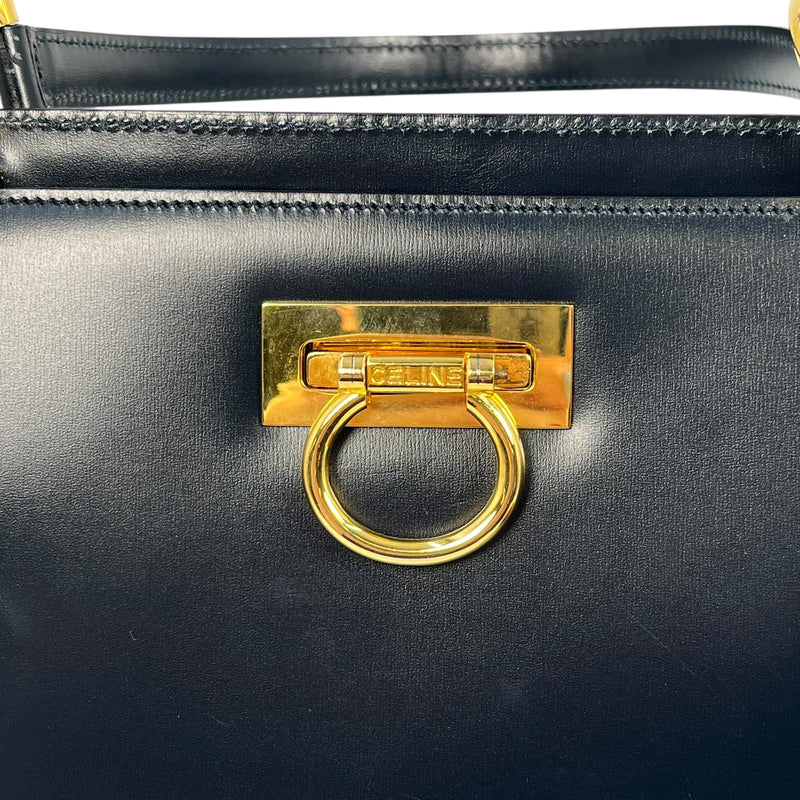 CELINE Double Face Hand Bag - Navy