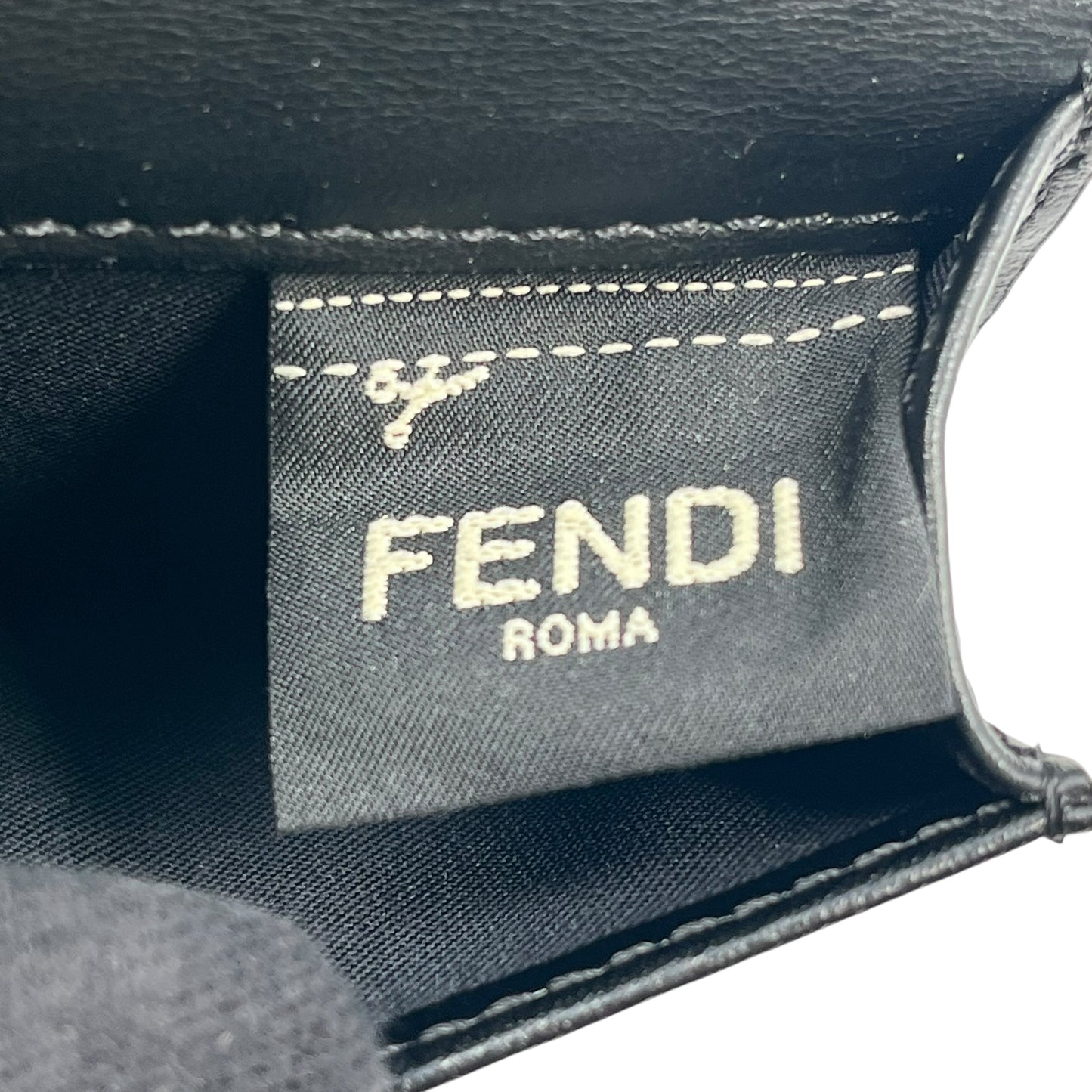 FENDI F Is Fendi Compact Wallet - Black