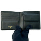 CHANEL Coco Button Compact Wallet - Black