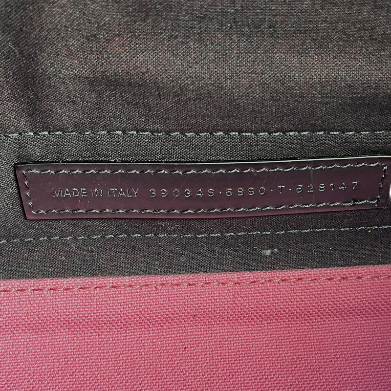 BALENCIAGA Navy Canvas XS Hand Bag - Pink