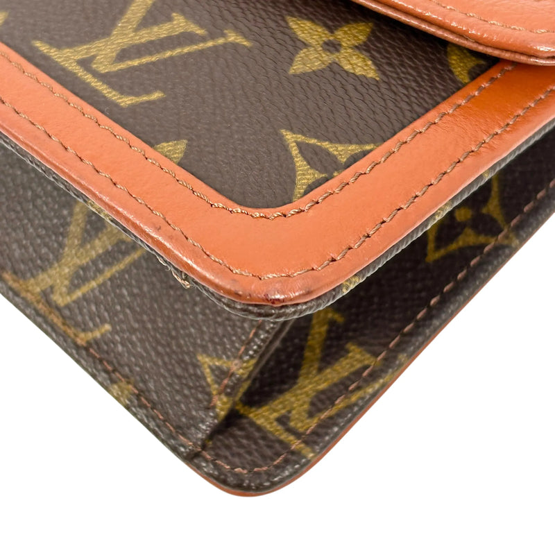 Louis Vuitton Monogram Pochette Dame Clutch Bag - Brown