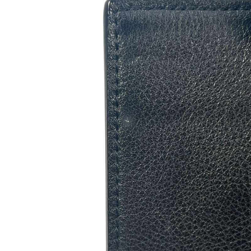 Saint Laurent Tiny Cassandra Logo Key Case - Black