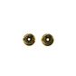 HERMES Cage d' H Cube Earring Orange
