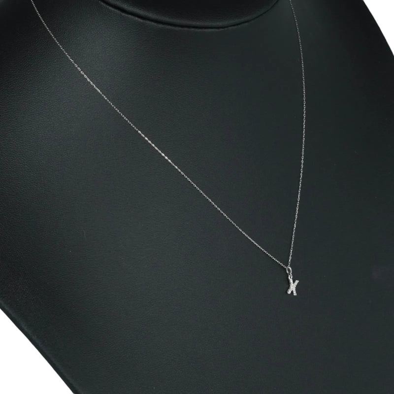 K18WG Cross Necklace