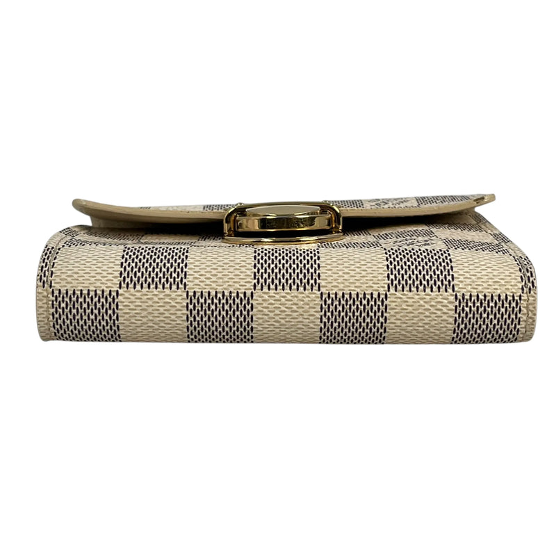 Louis Vuitton Damier Portefeuille Koala Compact Wallet - White
