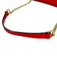 GUCCI Interlocking G Chain Shoulder Bag - Red 