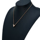 Louis Vuitton Essential V Necklace Rose Gold