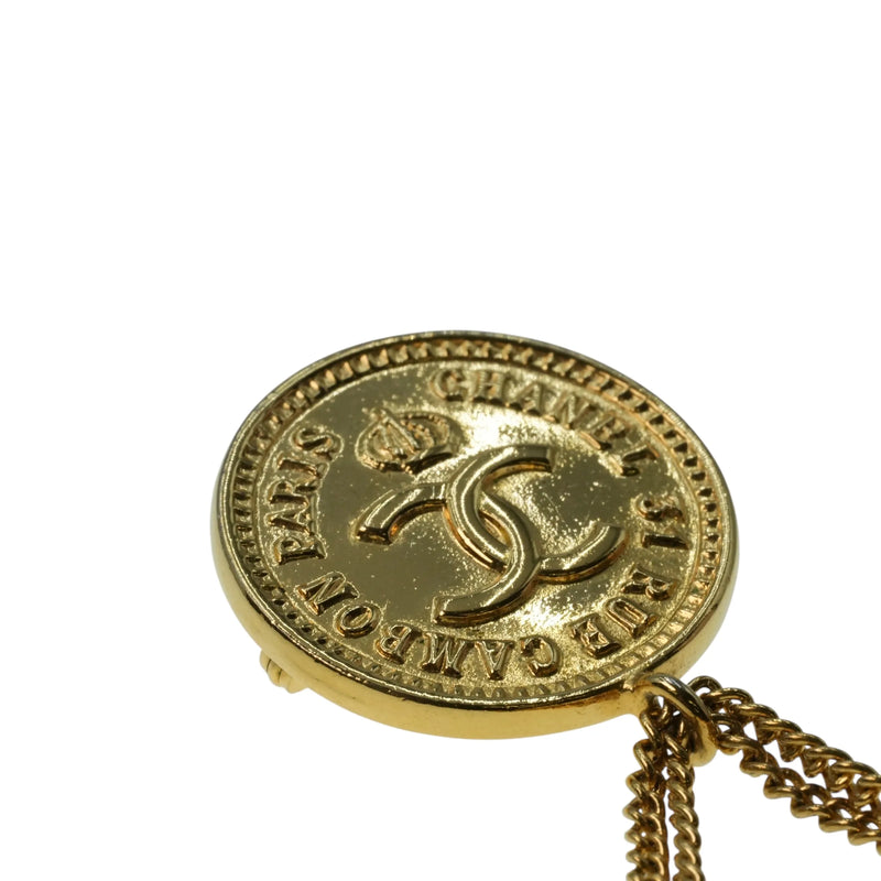 CHANEL Materasse CC Logo Brooch 25 - Gold Plated