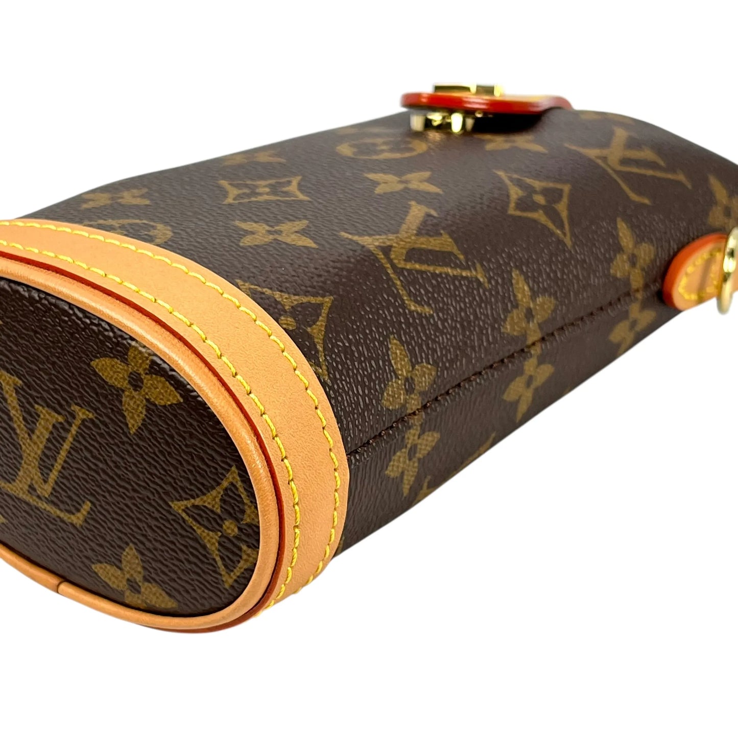 Louis Vuitton Monogram Fold Me Pouch Phone Case Shoulder Bag - Brown