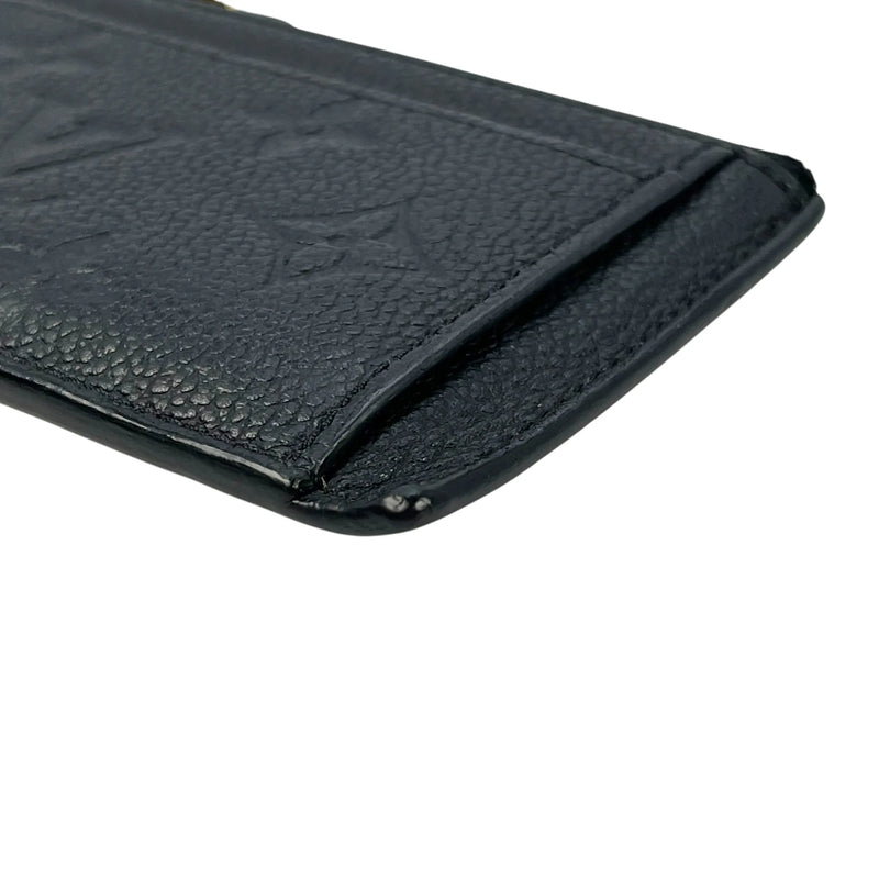 Louis Vuitton Monogram Empreinte Porte Cartes Card Case - Black