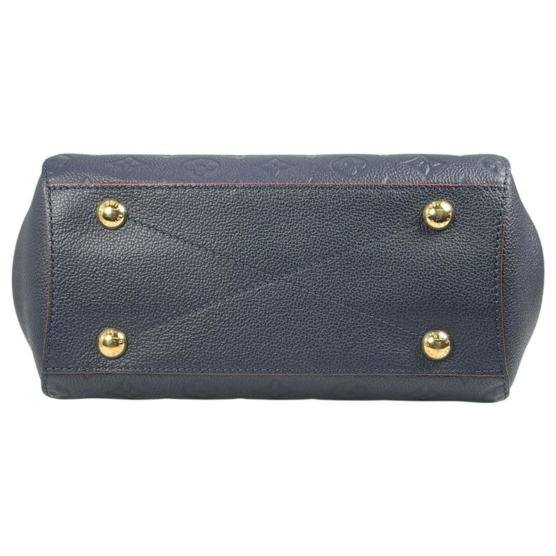 Louis Vuitton Monogram Empreinte Montaigne BB Hand Bag - Navy