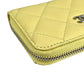 CHANEL Materasse Lambskin Coin Case - Yellow