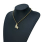 CHANEL Pearl Crystal Roller Skate Necklace - Gold Plated