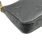 Louis Vuitton Monogram Empreinte Multi Pochette Hand Bag - Black