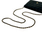 CHANEL Materasse Lambskin Chain Wallet Shoulder Bag - Black