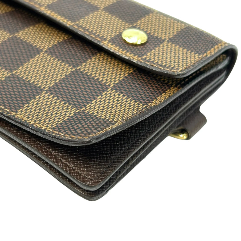 Louis Vuitton Damier Portefeuille Accordion Long Wallet - Brown