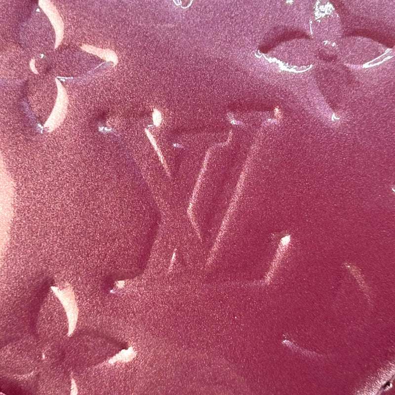 Louis Vuitton Porte Monnaie Coeur Vernis Coin Case - Purple