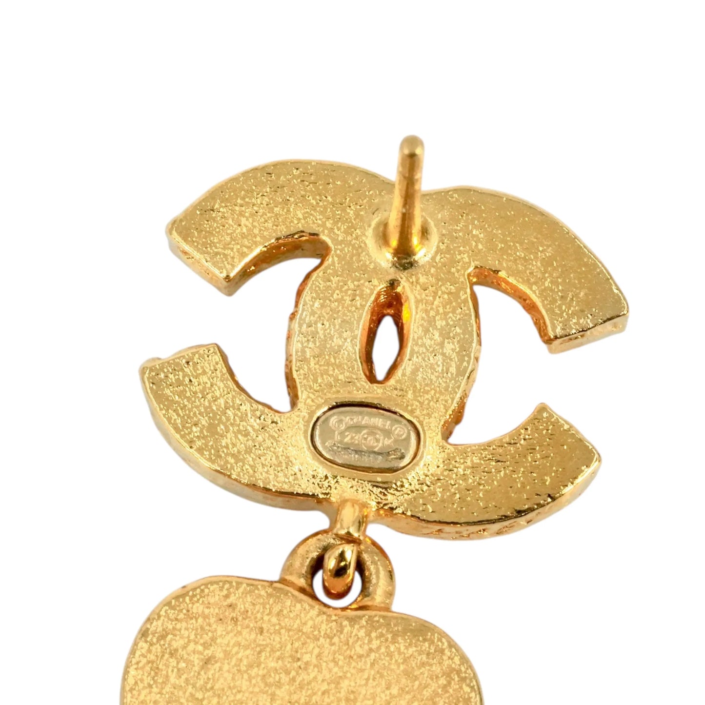 CHANEL Flower Motif Earring L23K - Black × Pink
