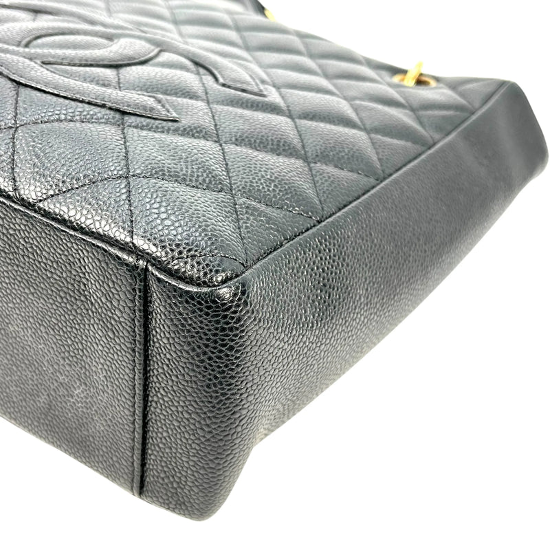 CHANEL PST Cain Tote Bag - Black
