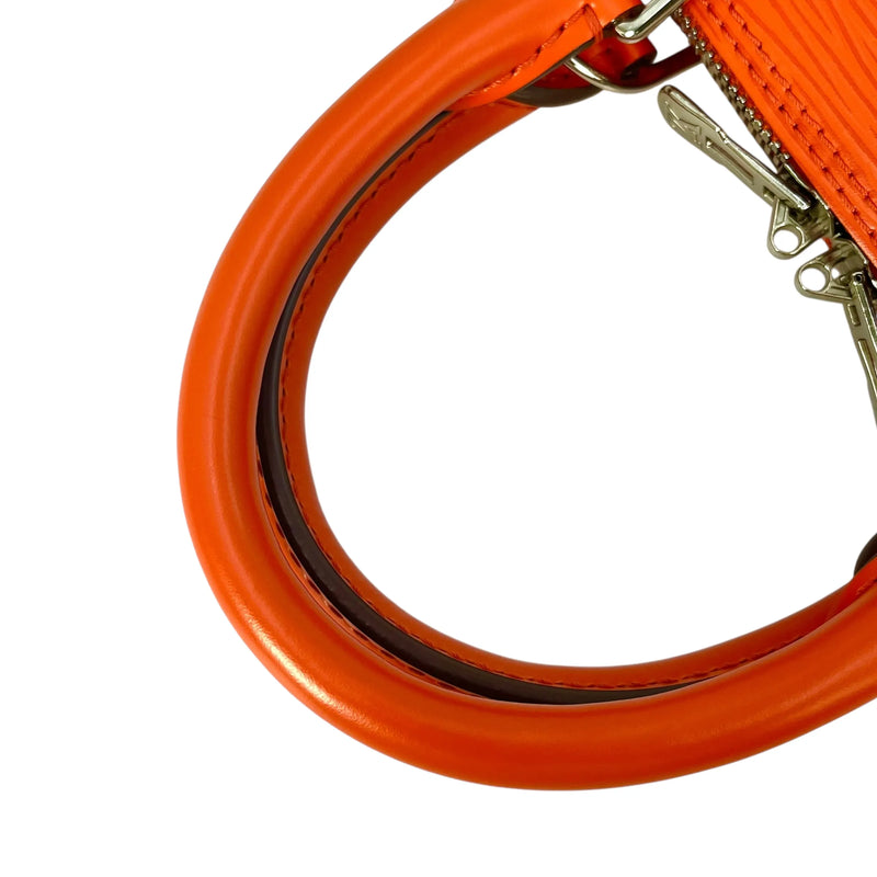LOUIS VUITTON Alma BB Epi Leather Hand Bag Shoulder Bag - Orange