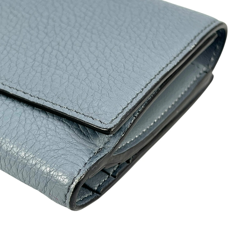 FENDI Peekaboo Continental Long Wallet - Blue 