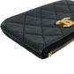 CHANEL Caviar Leather Classic Zip Coin Case - Black 
