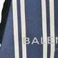 BALENCIAGA Stripe Navy Cabas
