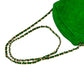 CHANEL Fringed Charm Chain Shoulder Green