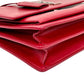 Salnt Laurent Sunset Leather Chain Shoulder Bag Red
