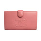 CHANEL Pink Coco Long Wallet