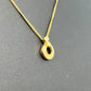 Dior Rhinestone Pendant Necklace