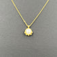 Tiffany Olive Leaf Pearl Pendant Necklace