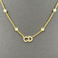 Dior Clair D Lune Necklace Metal Resin Pearl and Crystal