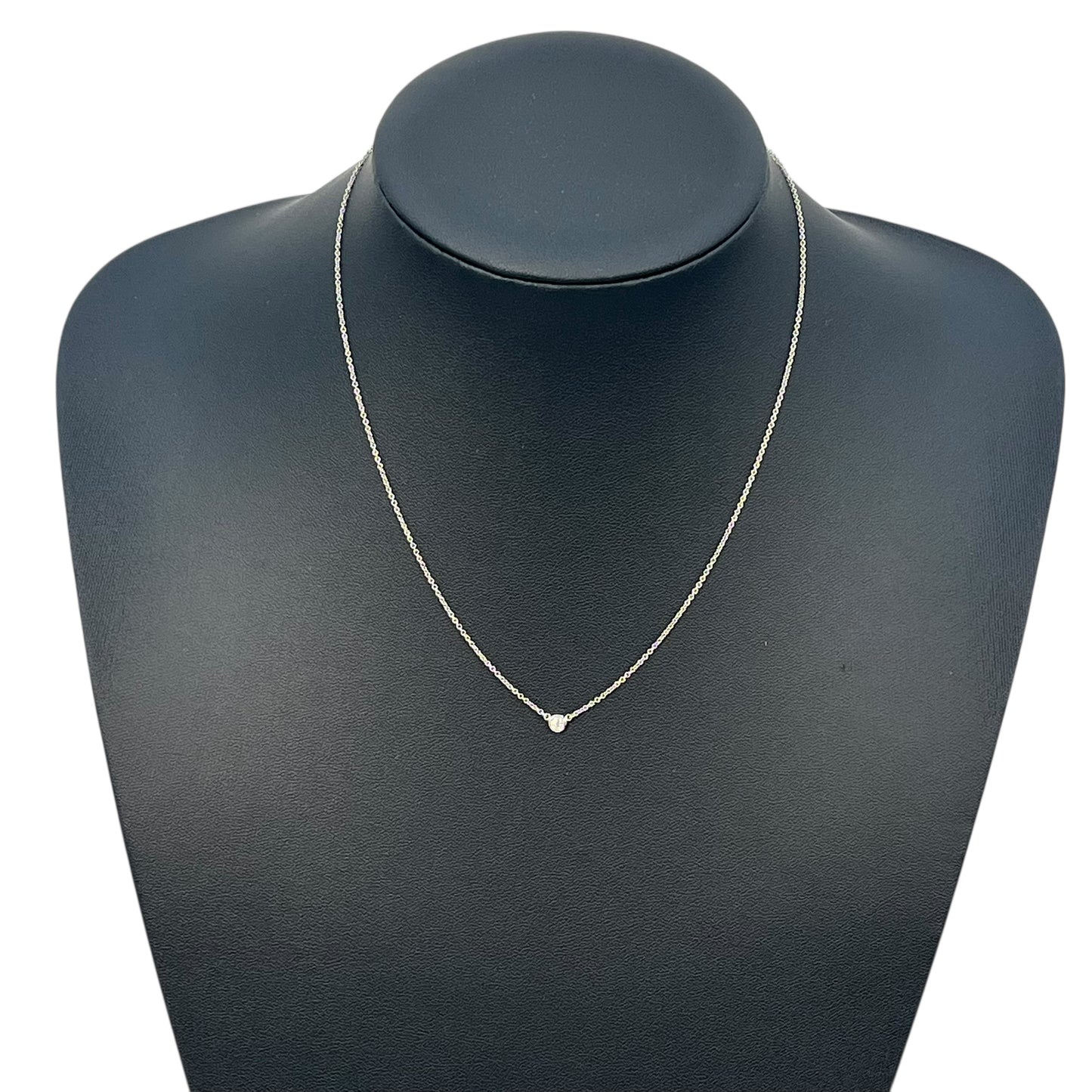 Tiffany & Co By The Yard Diamond Necklace Pt950