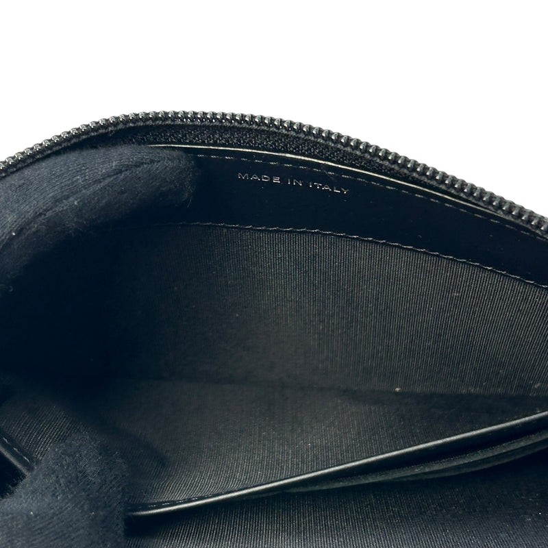 CHANEL Cocomark Caviar Skin Zip Long Wallet - Black