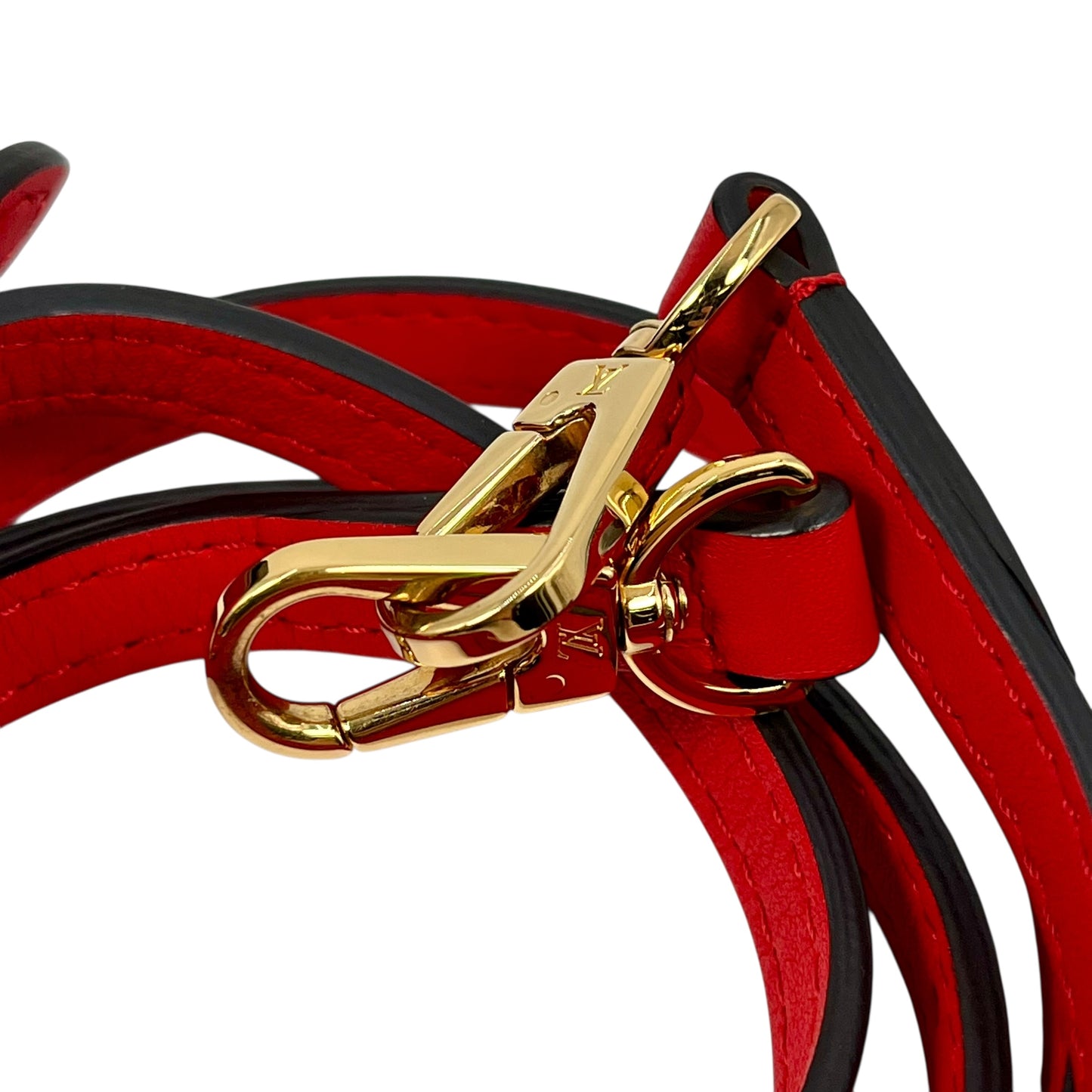 Louis Vuitton Lock BB Hand Bag Shoulder Bag - Red