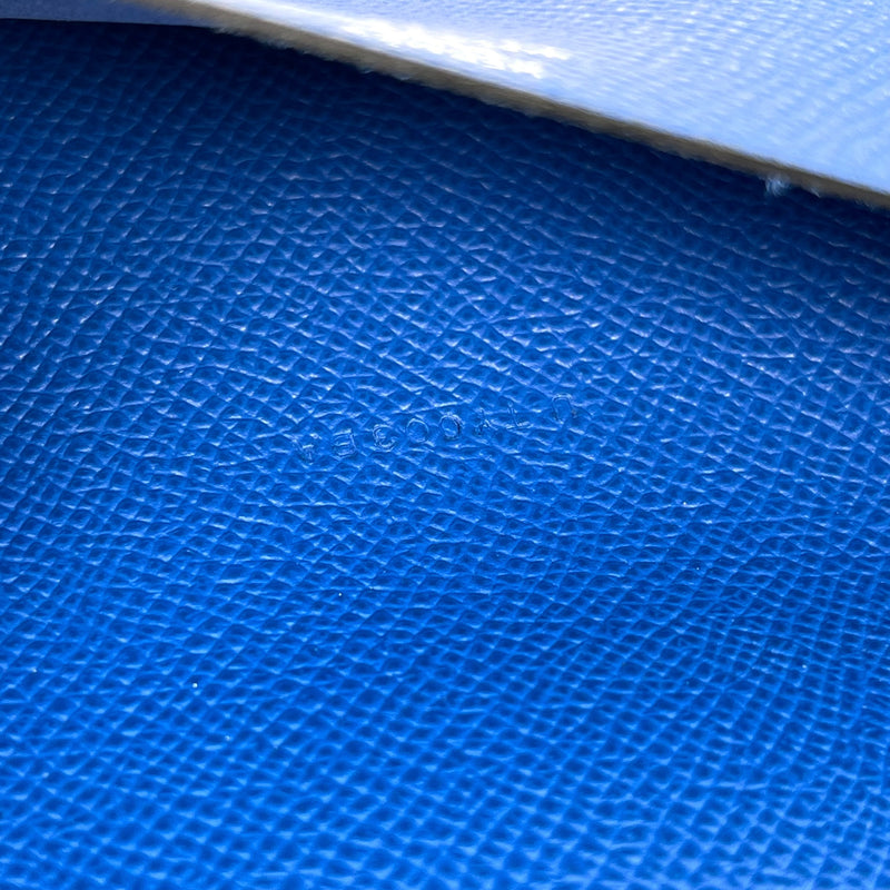 Hermès Globe Trotter Agenda Case Book Case- Blue
