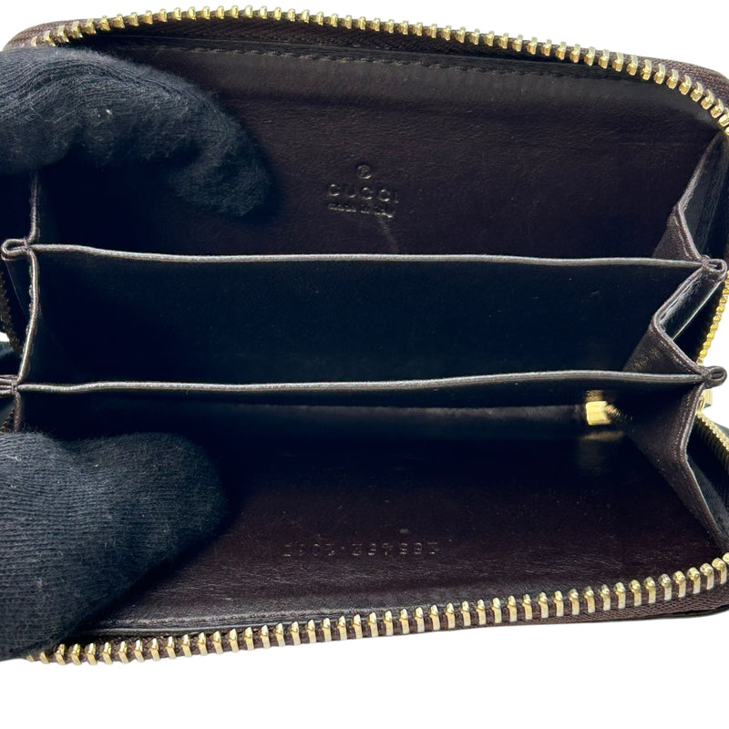 GUCCI Guccissima Coin Purse Wallet - Darkbrown