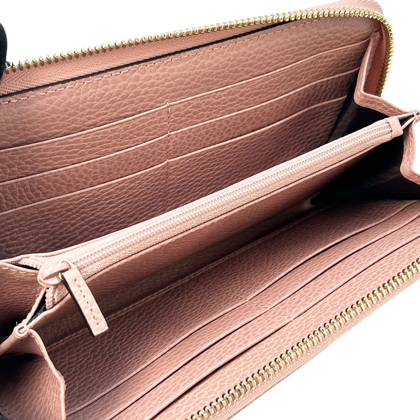GUCCI GG Canvas Zip Around Long Wallet