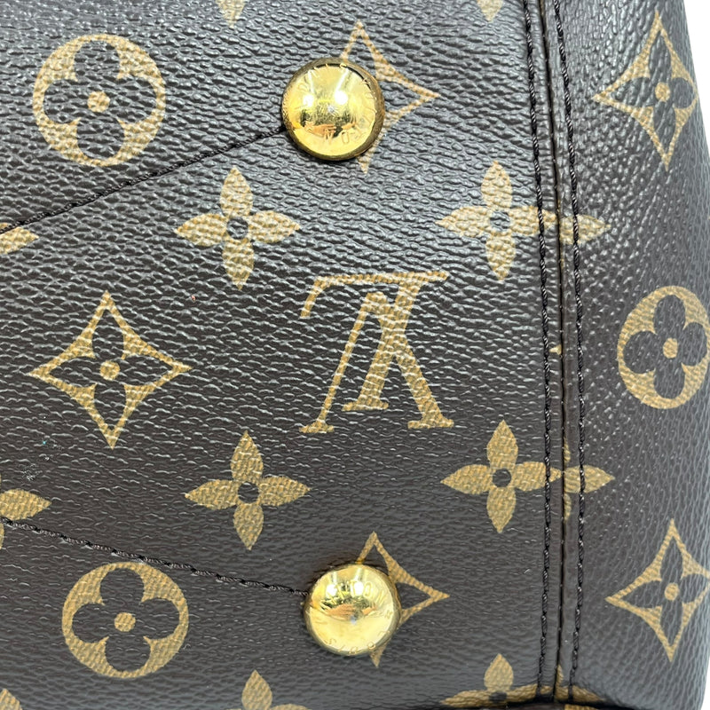 Louis Vuitton Monogram Pallas Safran 2way Hand Bag