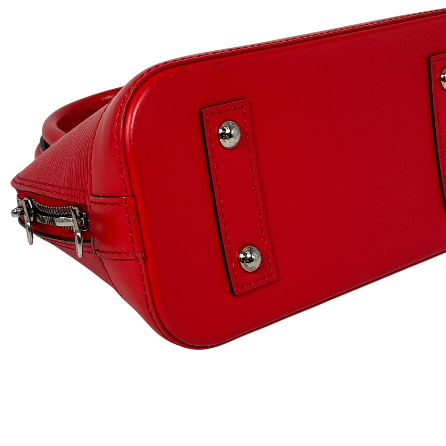 Louis Vuitton Epi Alma BB Hand Bag - Red