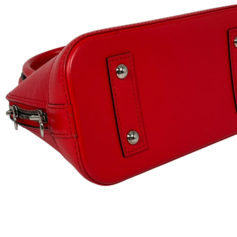 Louis Vuitton Epi Alma BB Hand Bag - Red