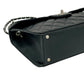 CHANEL Caviar Skin Matelasse Chain Shoulder Bag - Black