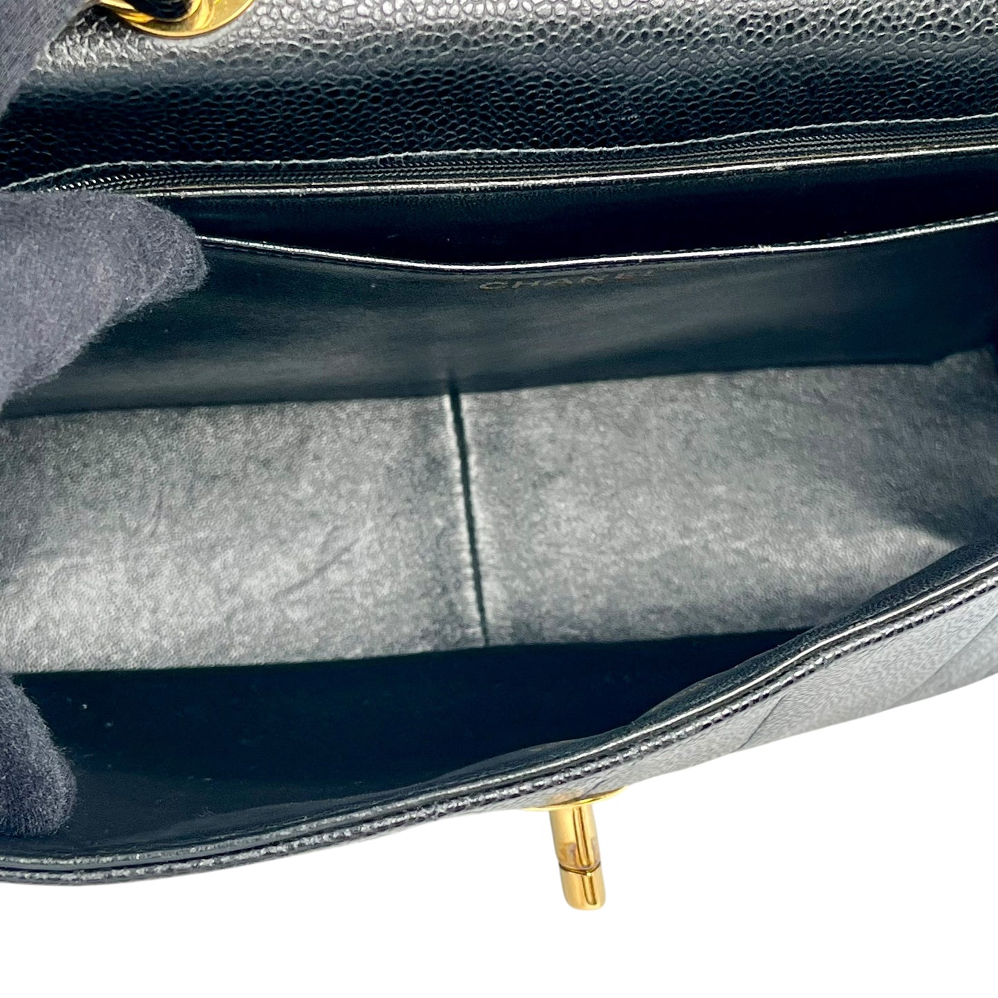 CHANEL Mademoiselle Chain Shoulder Bag - Black
