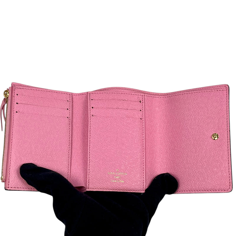 Louis Vuitton Monogram Portefeuille VIctorine Compact Wallet - Brown