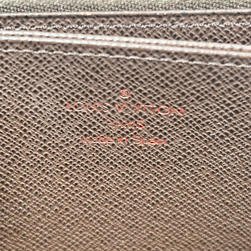 Louis Vuitton Damier Graphite Zippy Long Wallet - Brown - CA2187
